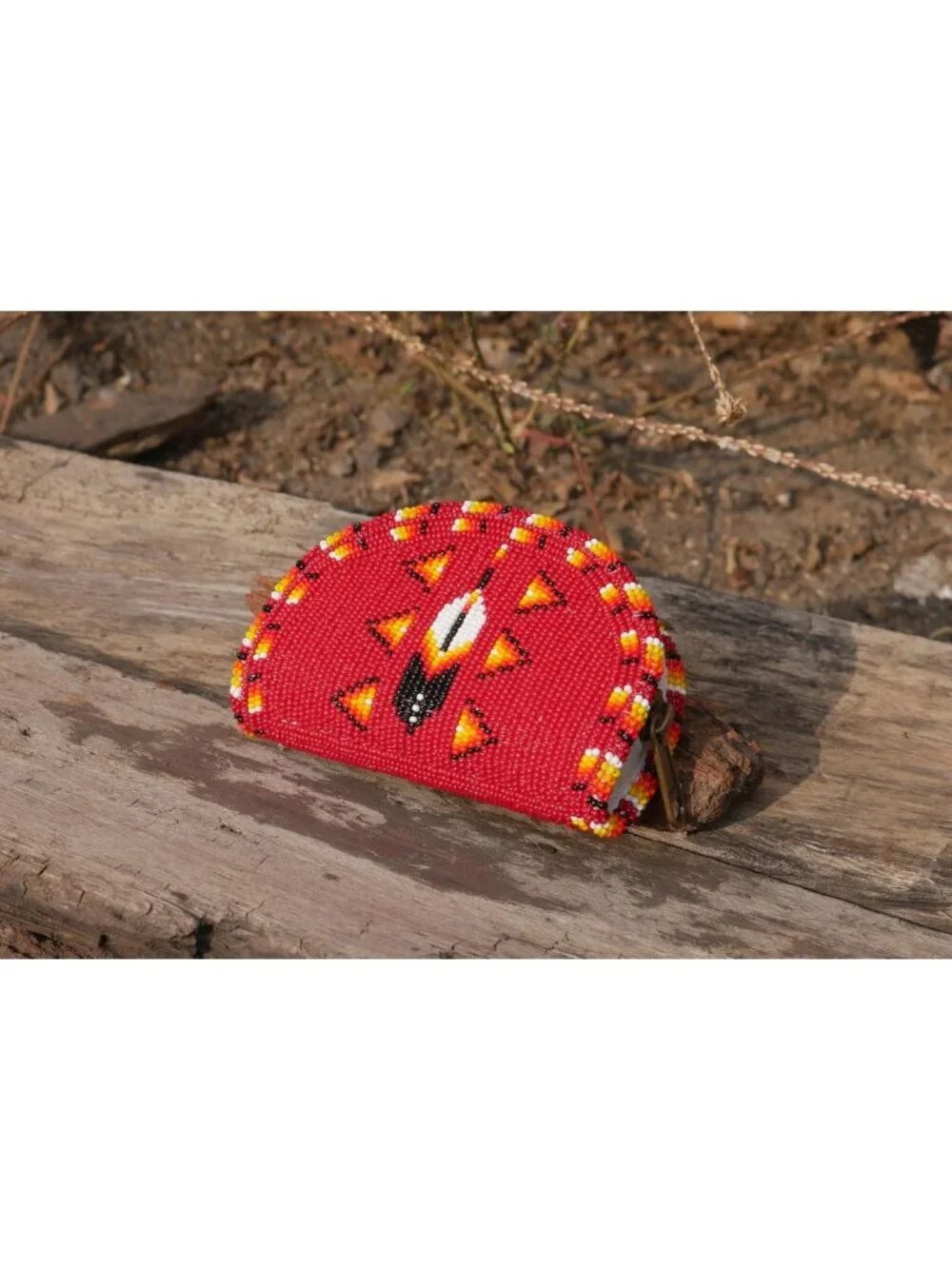 Chic Beaded Coin Purse | Small Leather Zippered Wallet & Change Pouch for Women